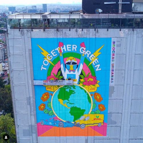 DHL + Formula-E - Brochas Urbanas
